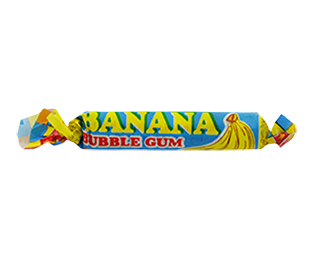 Banana bubble gum