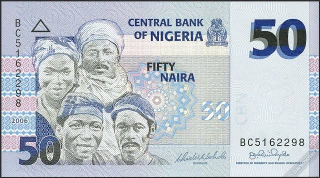 50 naira note