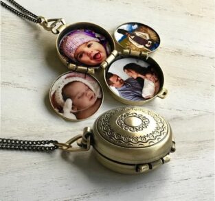 A locket with your family picture